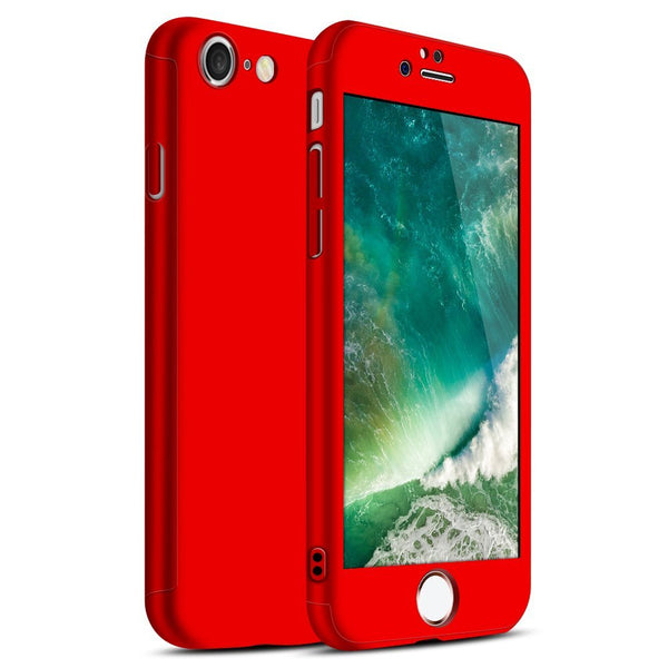 iPhone 7 Case, Jaorty 360 Full Body Protection Ultra Thin and Slim Hard Case