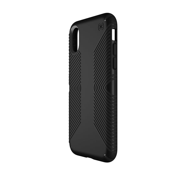 Speck Products Presidio Grip Case for iPhone X, Black/Black