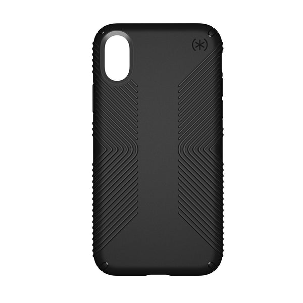 Speck Products Presidio Grip Case for iPhone X, Black/Black