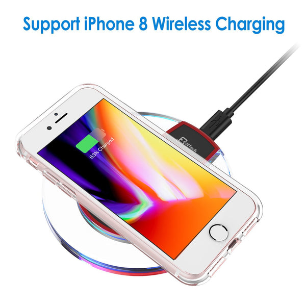 JETech iPhone 8 iPhone 7 Case Shock-Absorption Bumper Cover Anti-Scratch Clear Back (HD Clear)