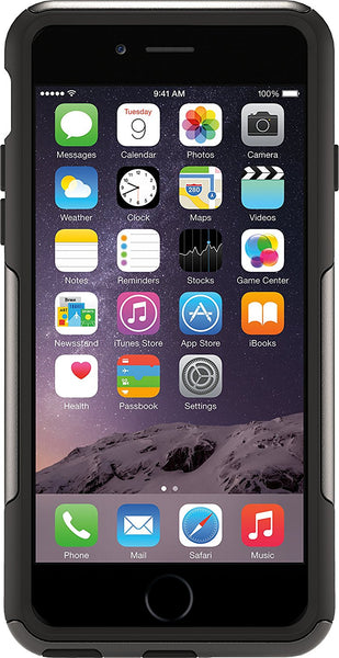 OtterBox COMMUTER SERIES iPhone 6/6s Case - Retail Packaging - BLACK