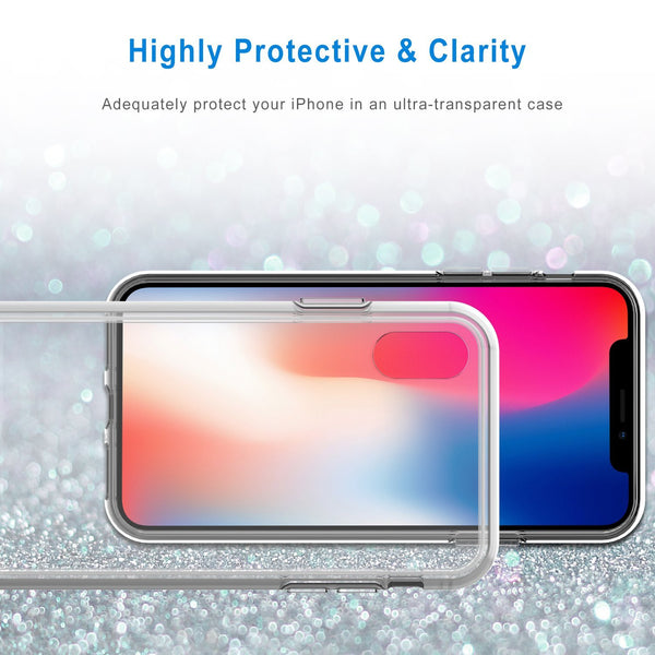 JETech Case for Apple iPhone X, Shock-Absorption Bumper Cover, HD Clear