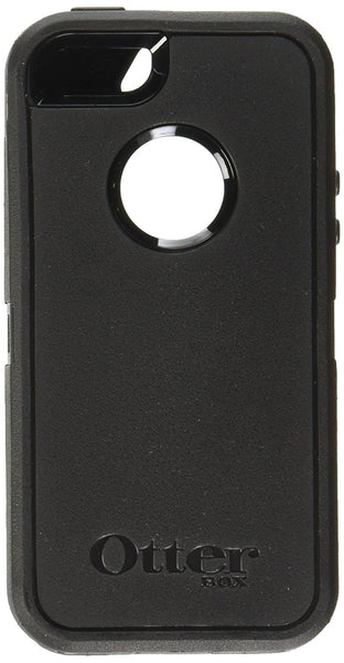 OtterBox DEFENDER SERIES Case for iPhone 5/5s/SE ONLY - Retail Packaging - BLACK