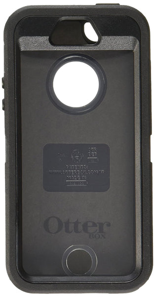 OtterBox DEFENDER SERIES Case for iPhone 5/5s/SE ONLY - Retail Packaging - BLACK