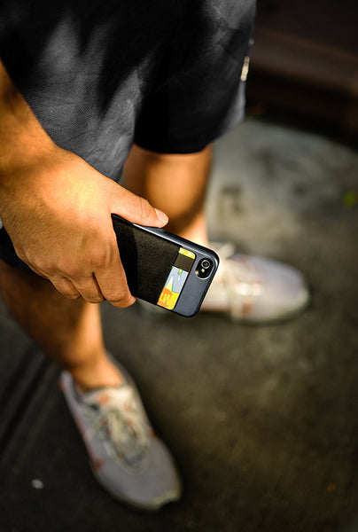 CardNinja Ultra-slim Self Adhesive Credit Card Wallet for Smartphones, Black