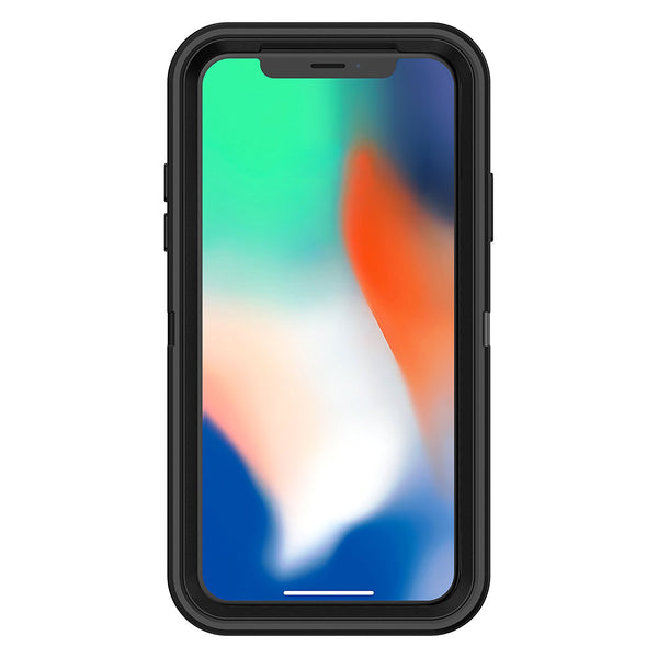 OtterBox DEFENDER SERIES Case for iPhone X (ONLY) - Retail Packaging - BLACK