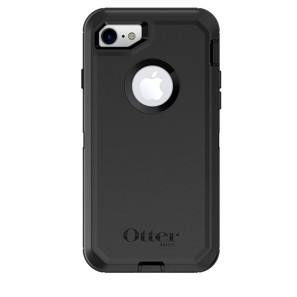 OtterBox DEFENDER SERIES Case for iPhone 8 & iPhone 7 (NOT Plus) - Retail Packaging - BLACK